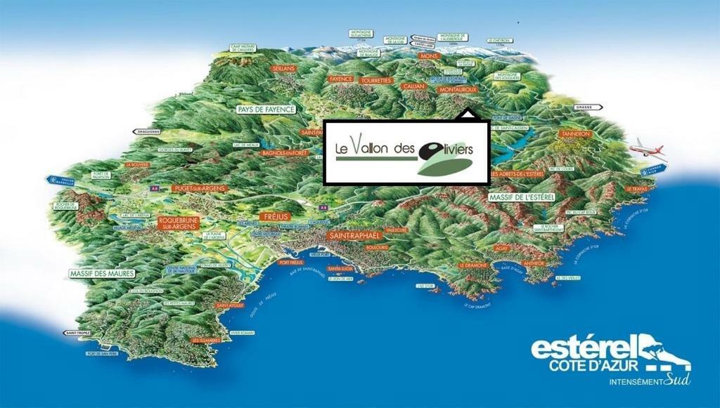Le Vallon Des Oliviers Сен-Бонне-де-Монтору Екстер'єр фото